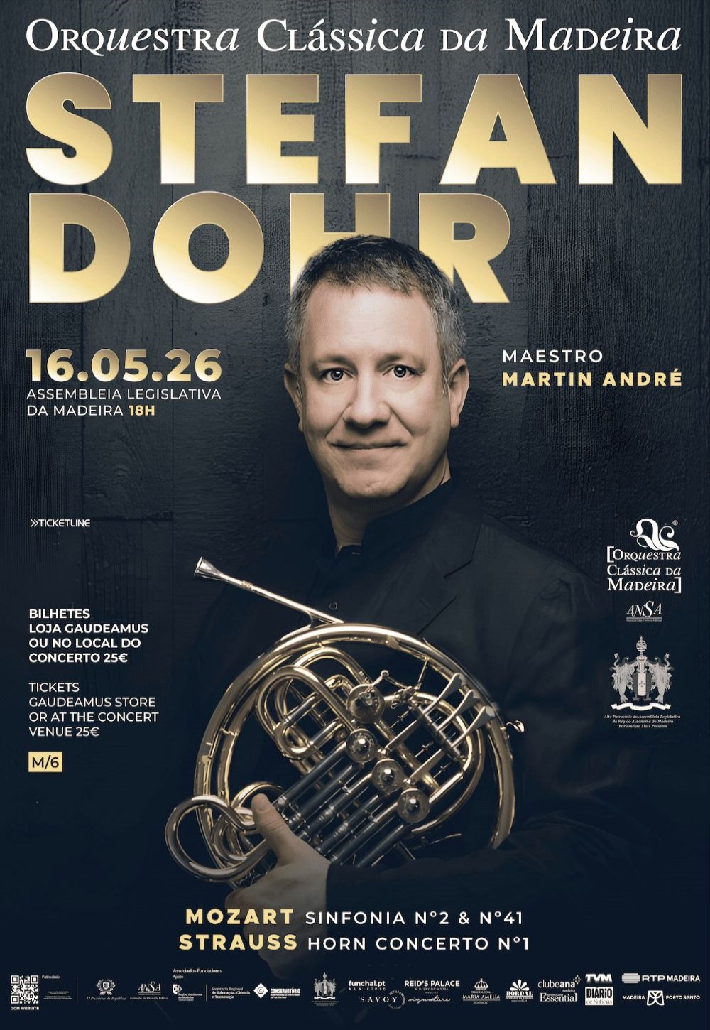Orquestra Clssica da Madeira - Stefan Dohr & Martin Andr