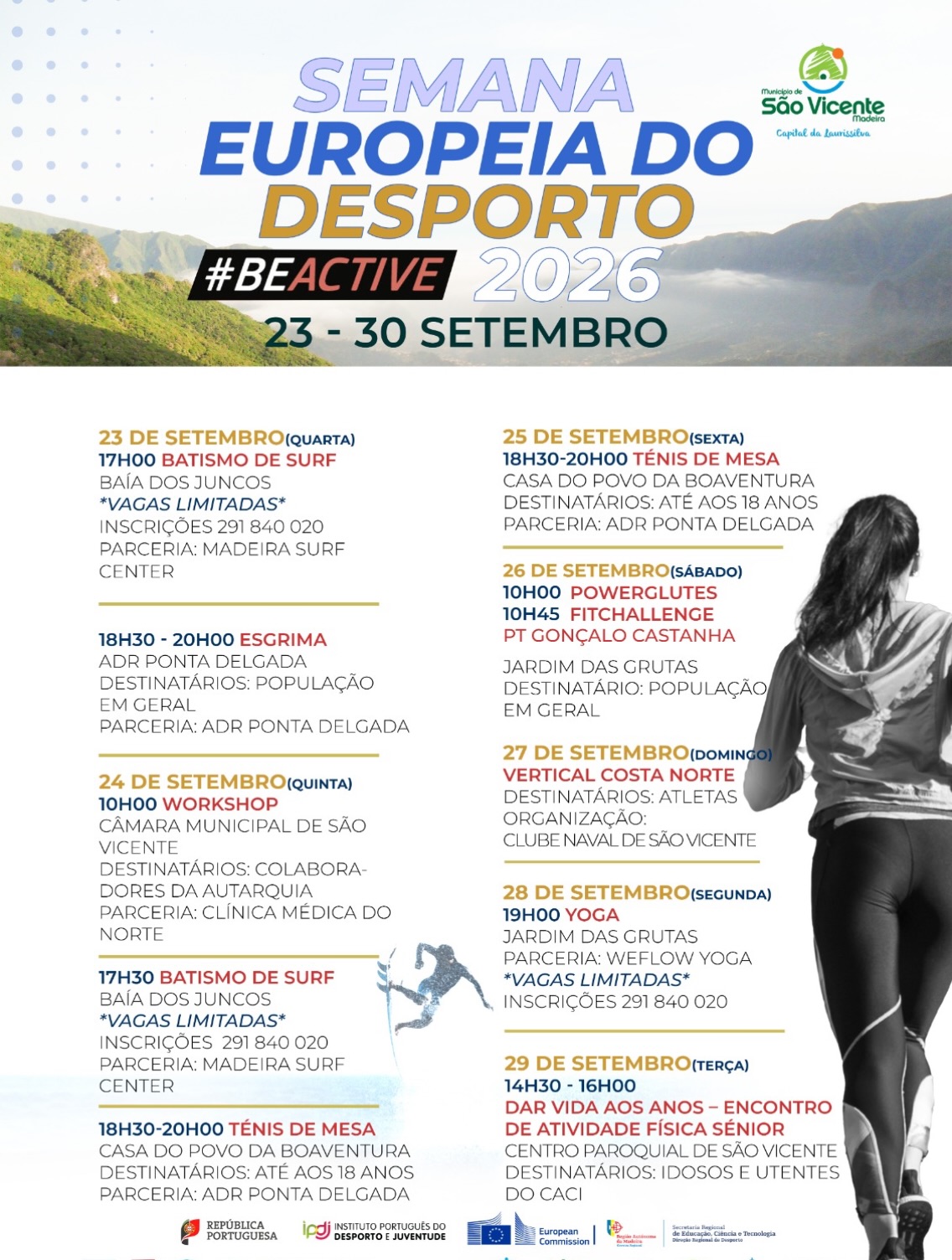 Semana Europeia do Desporto 2026