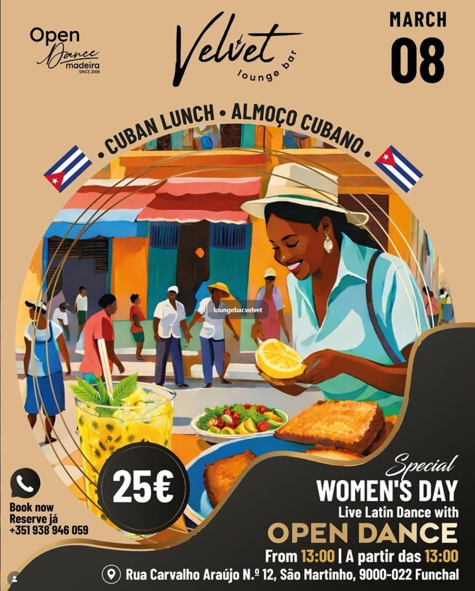 Cuban Lunch & Latin Dance for Womens Day
