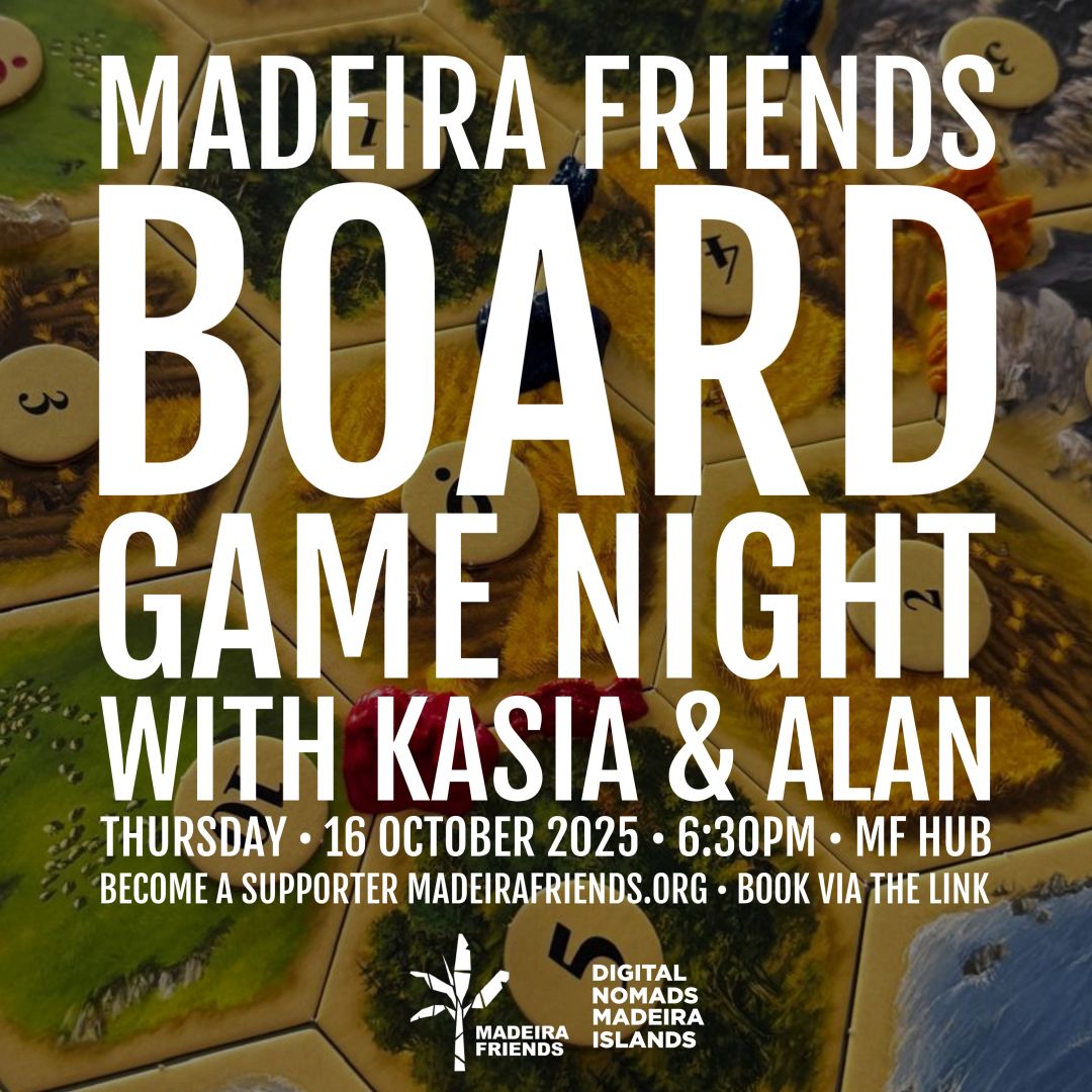Madeira Friends Board Game Night with Kasia & Alan