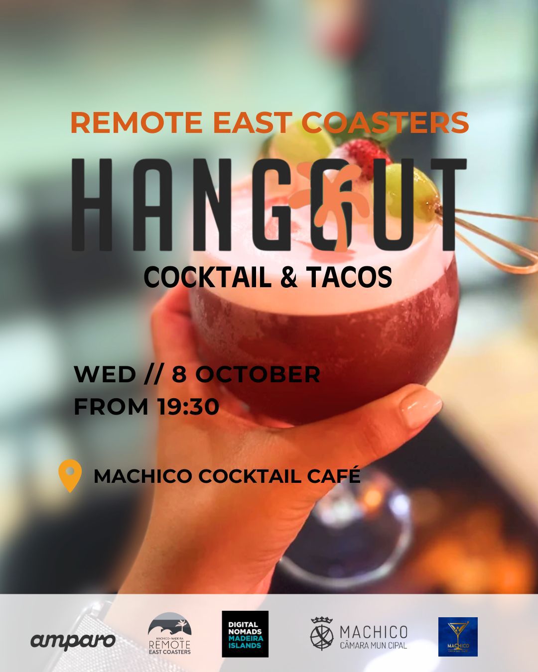 Remote East Coasters Hangout Cocktail & Tacos