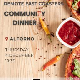 Remote East Coasters Community Dinner